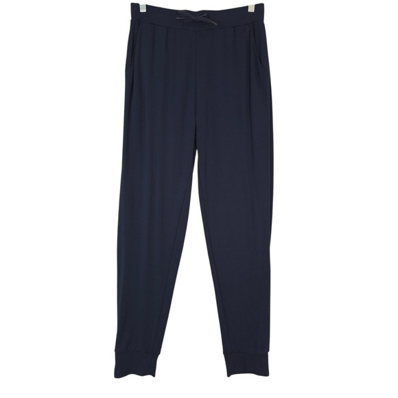 cozy earth Pants - Cozy Earth Bamboo Joggers Women Medium Navy Blue Viscose Blend Lounge Pants Cozy
